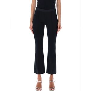 HELMUT LANG Ponte Kick Flare Bootcut Pants Maroon HLW32155